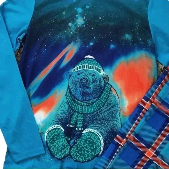 Cat & Jack Polar Bear Pajama Set - Picture 2 of 4